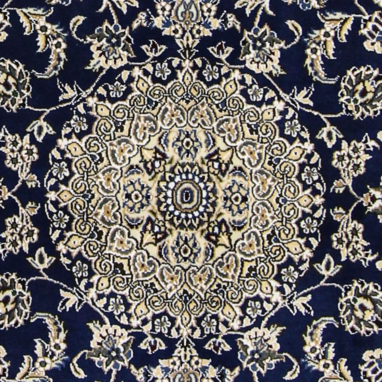 Tappeto Persero - Nain - Reale - 175 x 116 cm - blu scuro
