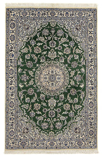 Tappeto Persero - Nain - Reale - 180 x 115 cm - verde scuro