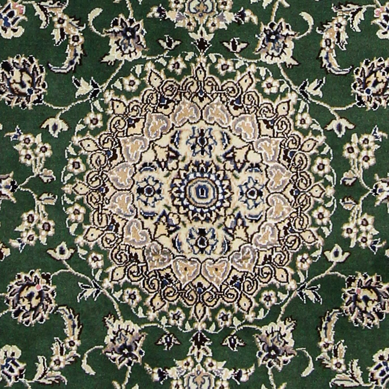 Tappeto Persero - Nain - Reale - 180 x 115 cm - verde scuro