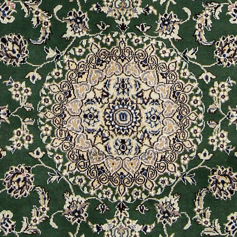 Tappeto Persero - Nain - Reale - 180 x 115 cm - verde scuro