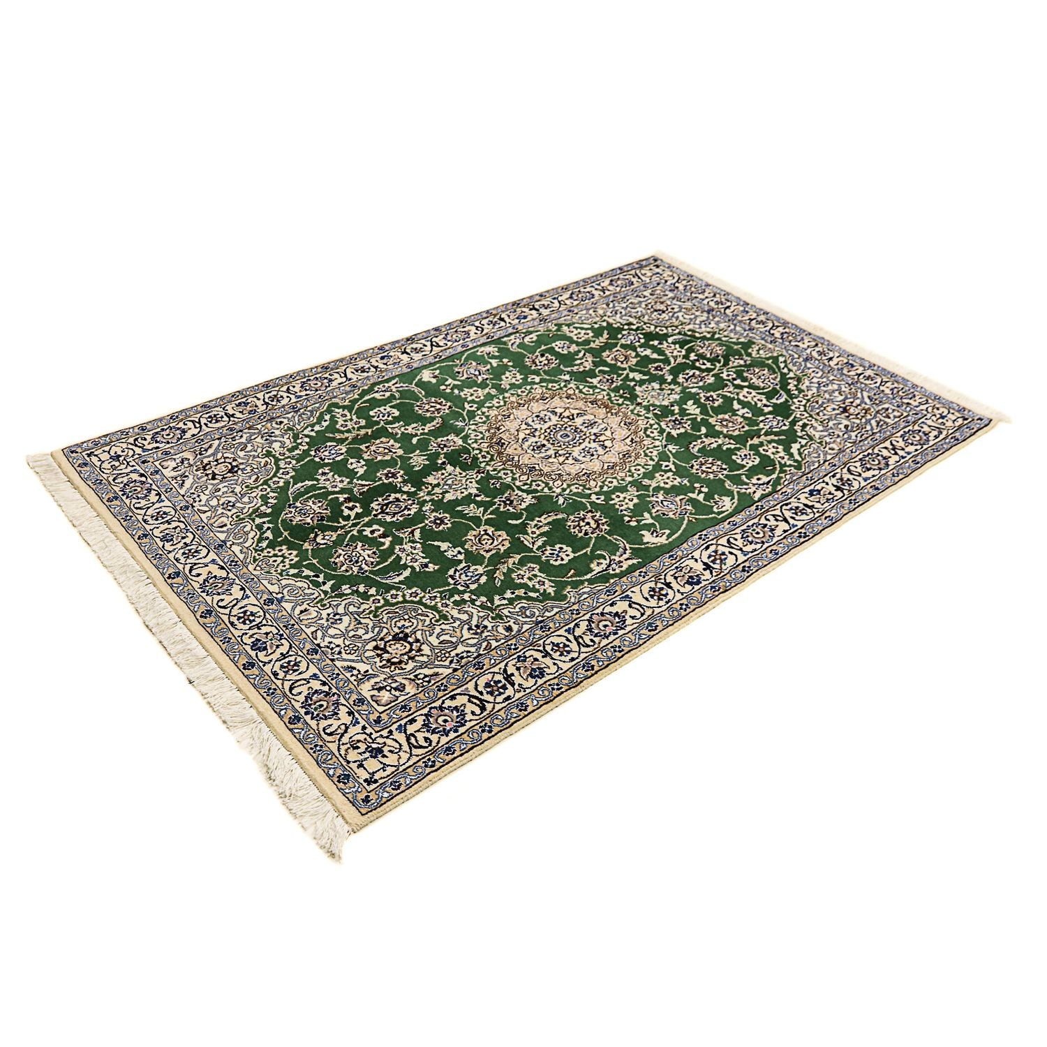 Tappeto Persero - Nain - Reale - 180 x 115 cm - verde scuro