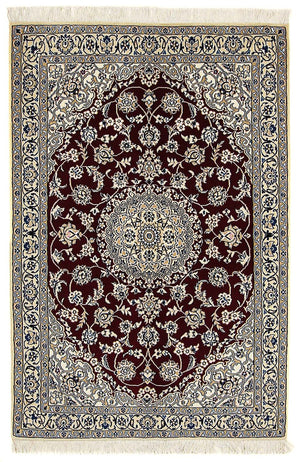 Tappeto Persero - Nain - Reale - 177 x 118 cm - rosso scuro