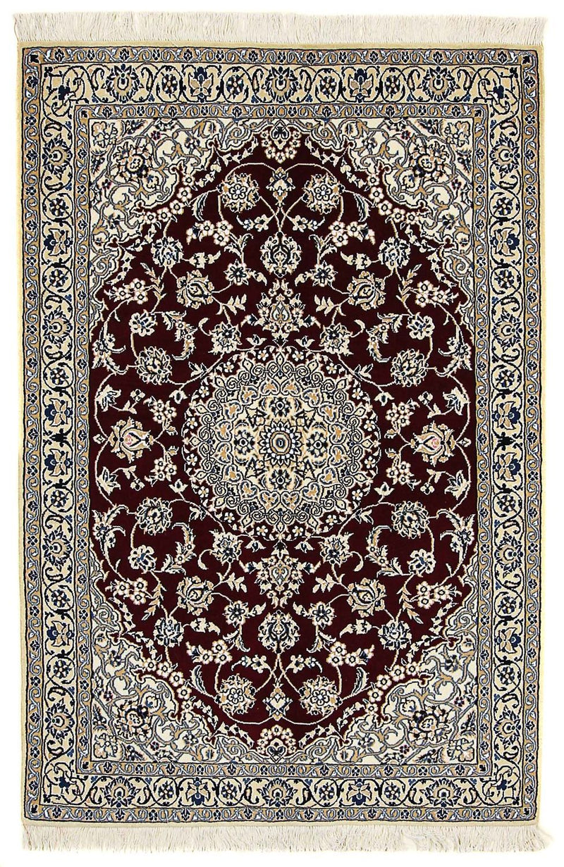 Tappeto Persero - Nain - Reale - 177 x 118 cm - rosso scuro