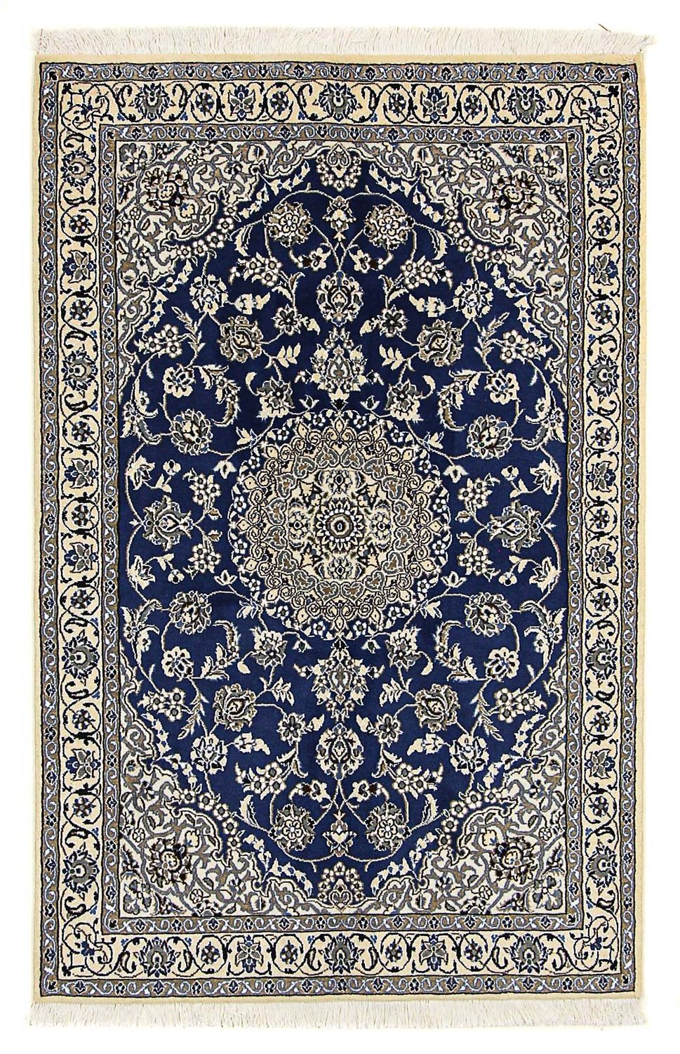 Tappeto Persero - Nain - Reale - 179 x 117 cm - blu scuro
