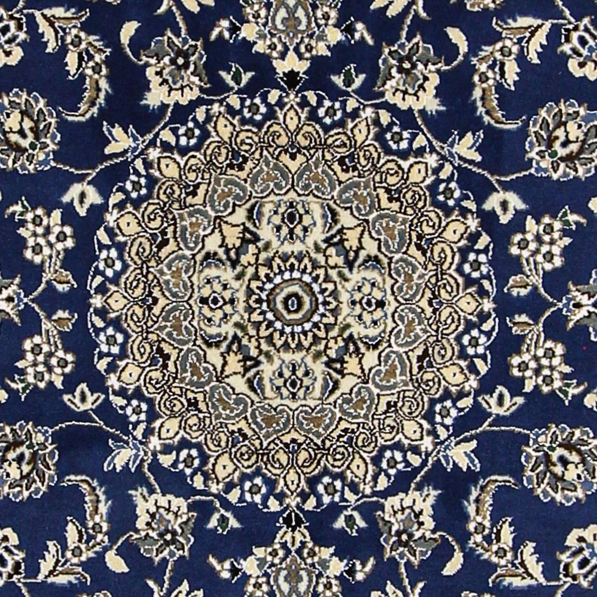 Tappeto Persero - Nain - Reale - 179 x 117 cm - blu scuro