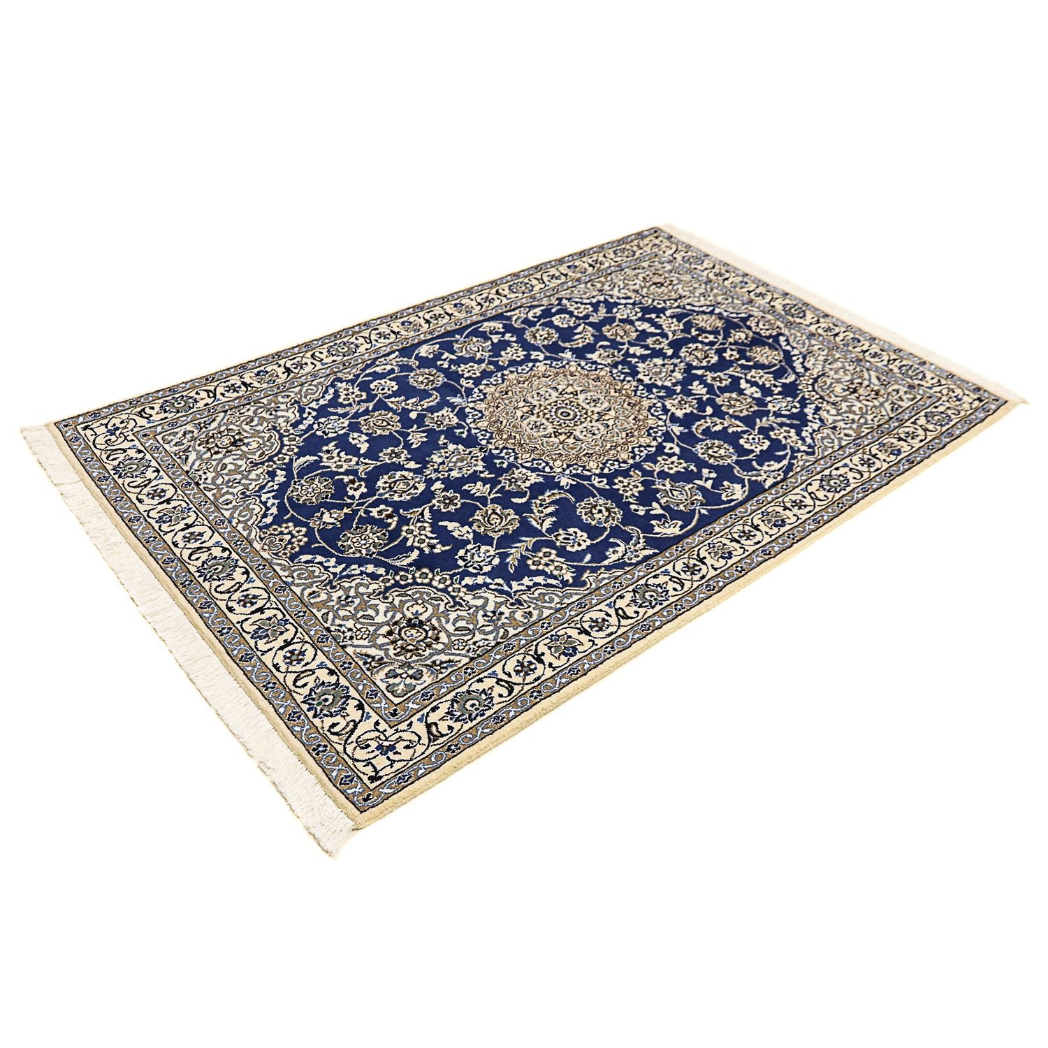 Tappeto Persero - Nain - Reale - 179 x 117 cm - blu scuro