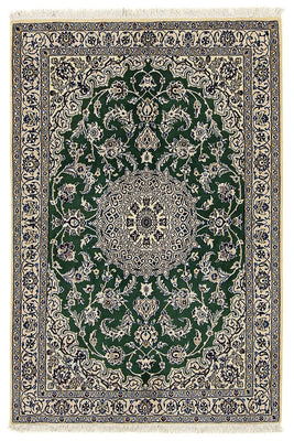Tappeto Persero - Nain - Reale - 178 x 120 cm - verde scuro