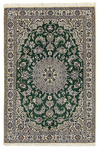 Tappeto Persero - Nain - Reale - 178 x 120 cm - verde scuro