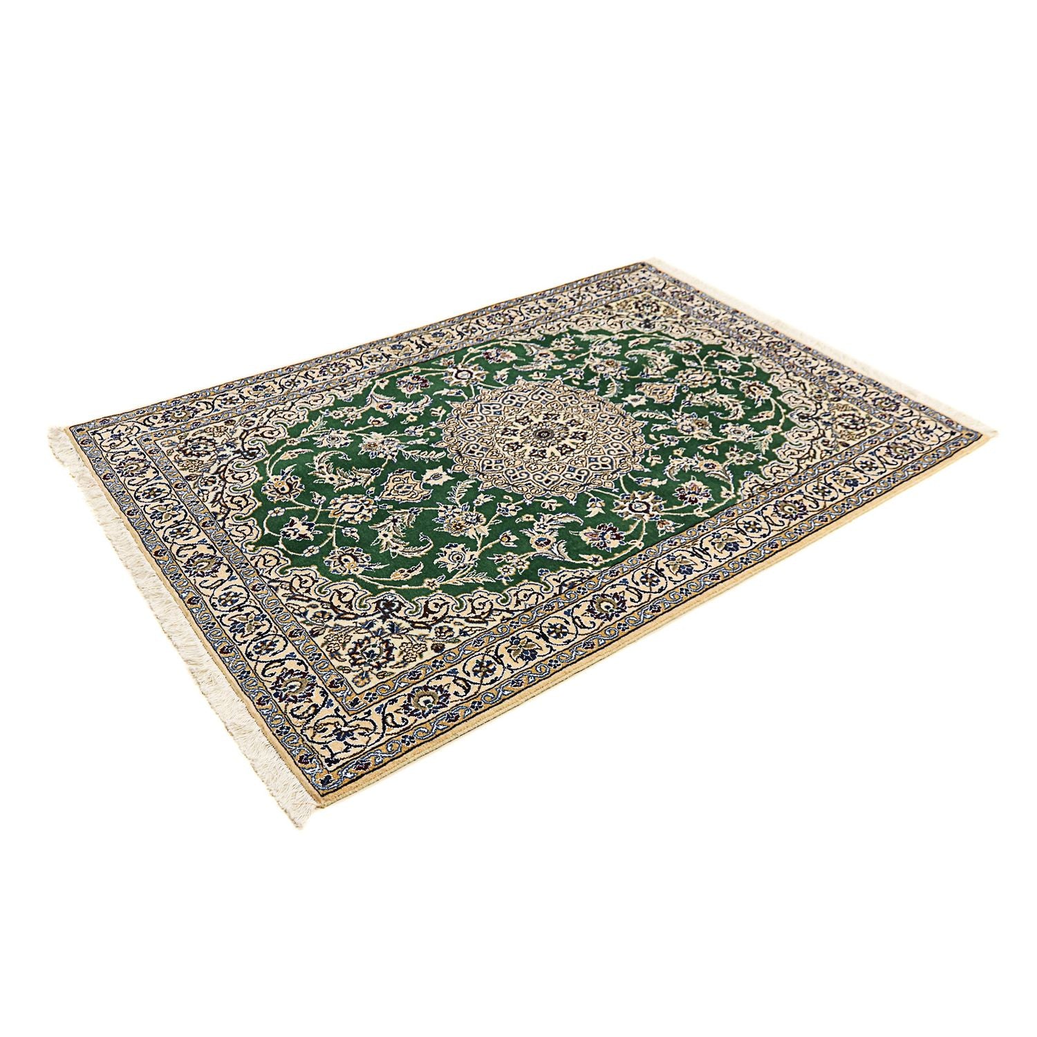 Tappeto Persero - Nain - Reale - 178 x 120 cm - verde scuro