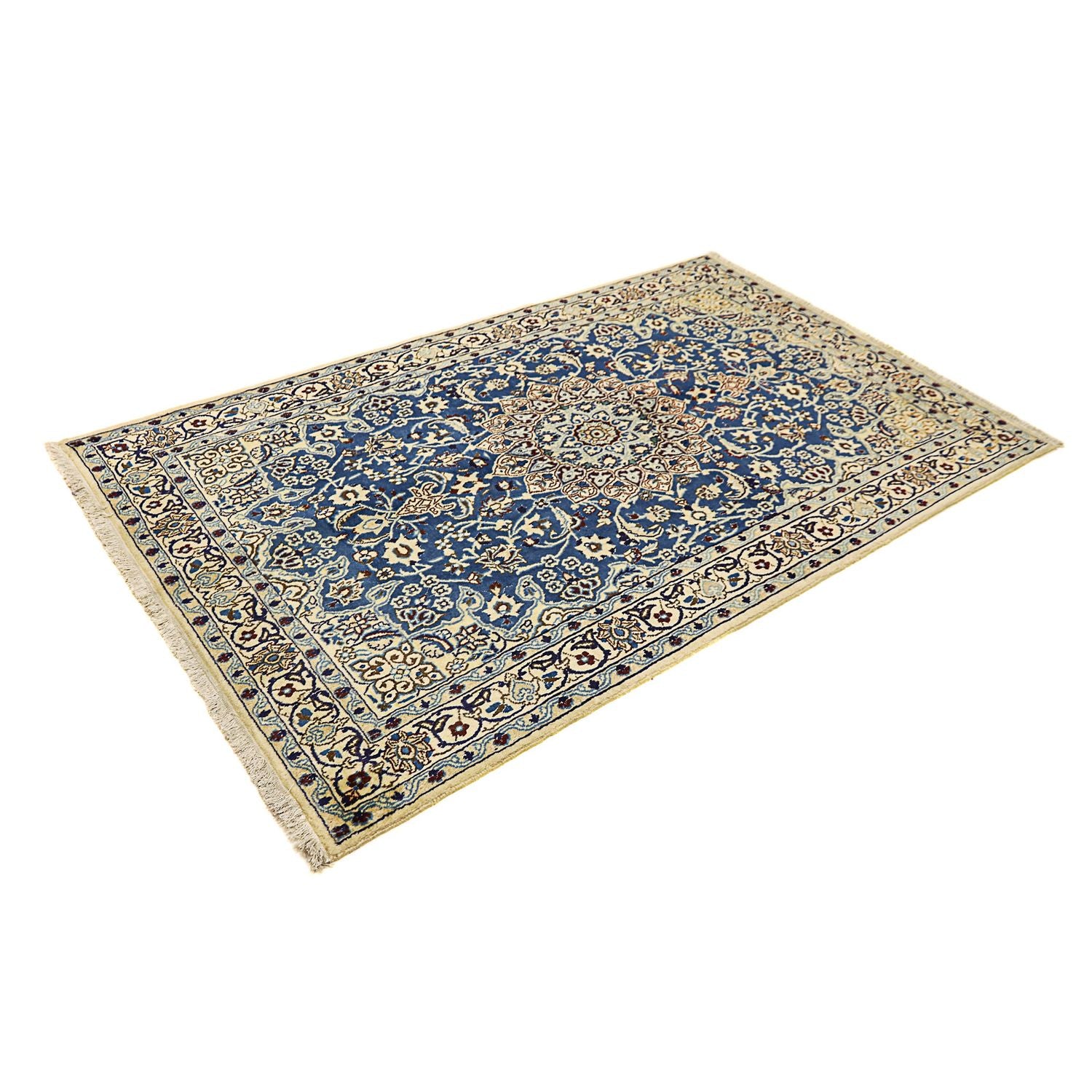 Tappeto Persero - Nain - Reale - 202 x 125 cm - blu scuro