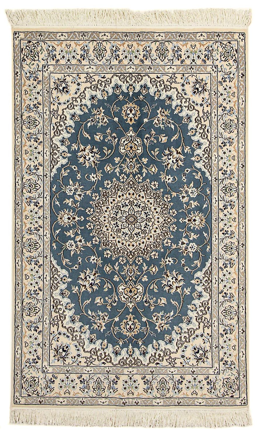 Tappeto Persero - Nain - Reale - 204 x 128 cm - blu scuro