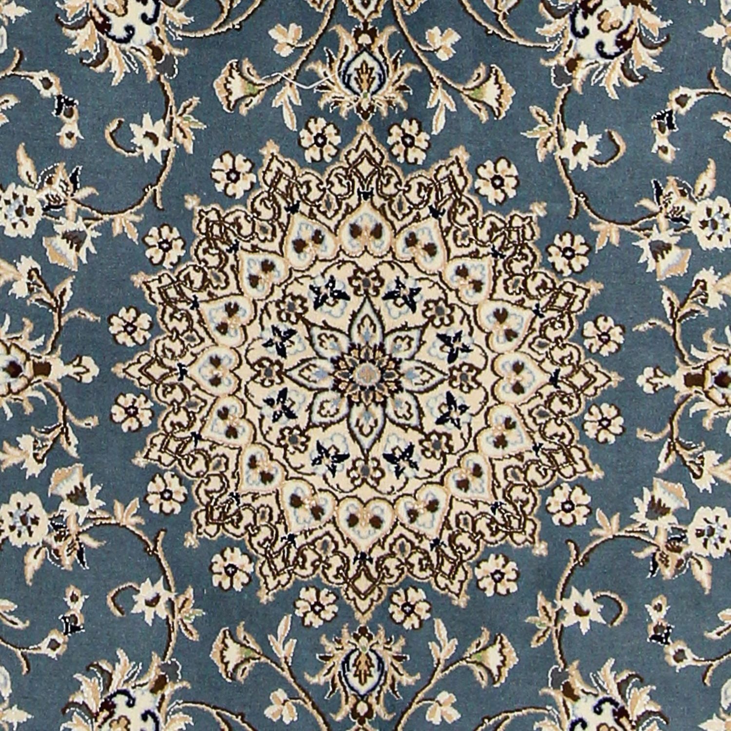 Tappeto Persero - Nain - Reale - 204 x 128 cm - blu scuro