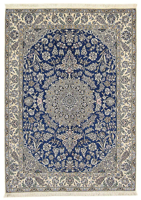 Tappeto Persero - Nain - Reale - 205 x 150 cm - blu scuro