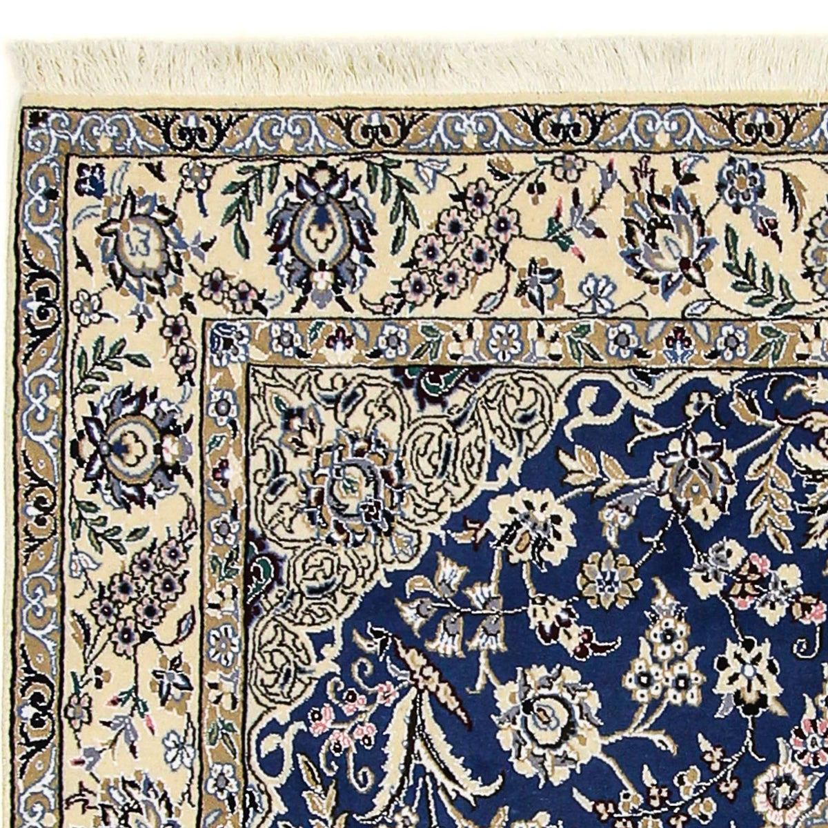 Tappeto Persero - Nain - Reale - 205 x 150 cm - blu scuro