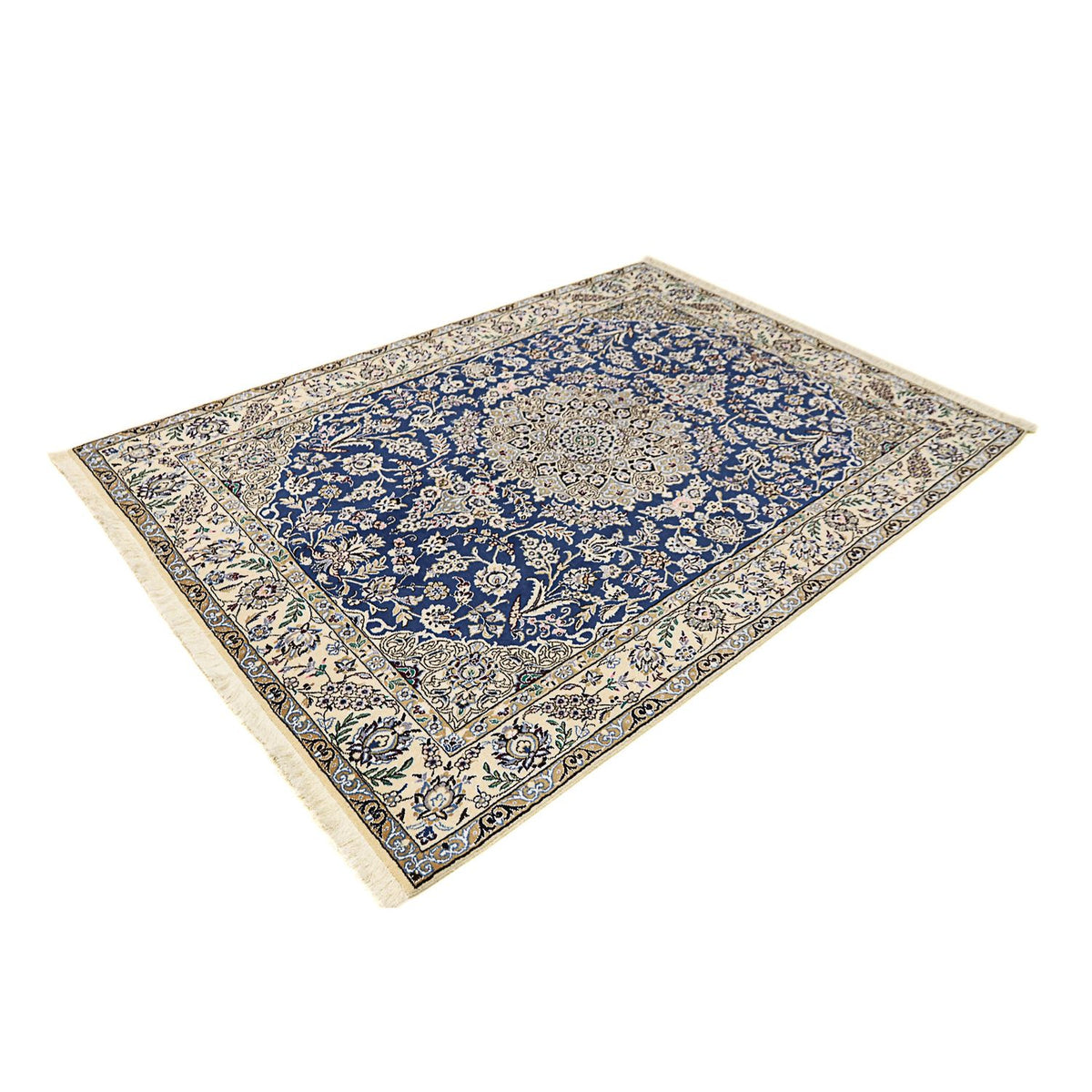 Tappeto Persero - Nain - Reale - 205 x 150 cm - blu scuro