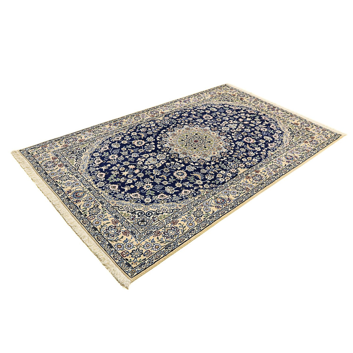 Tappeto Persero - Nain - Reale - 216 x 134 cm - blu scuro