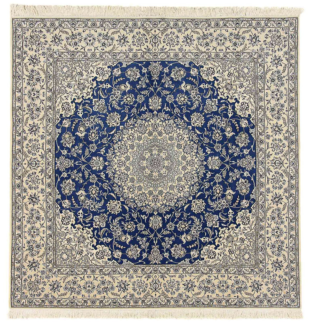 Tappeto Persero - Nain - Reale quadrato  - 250 x 250 cm - blu