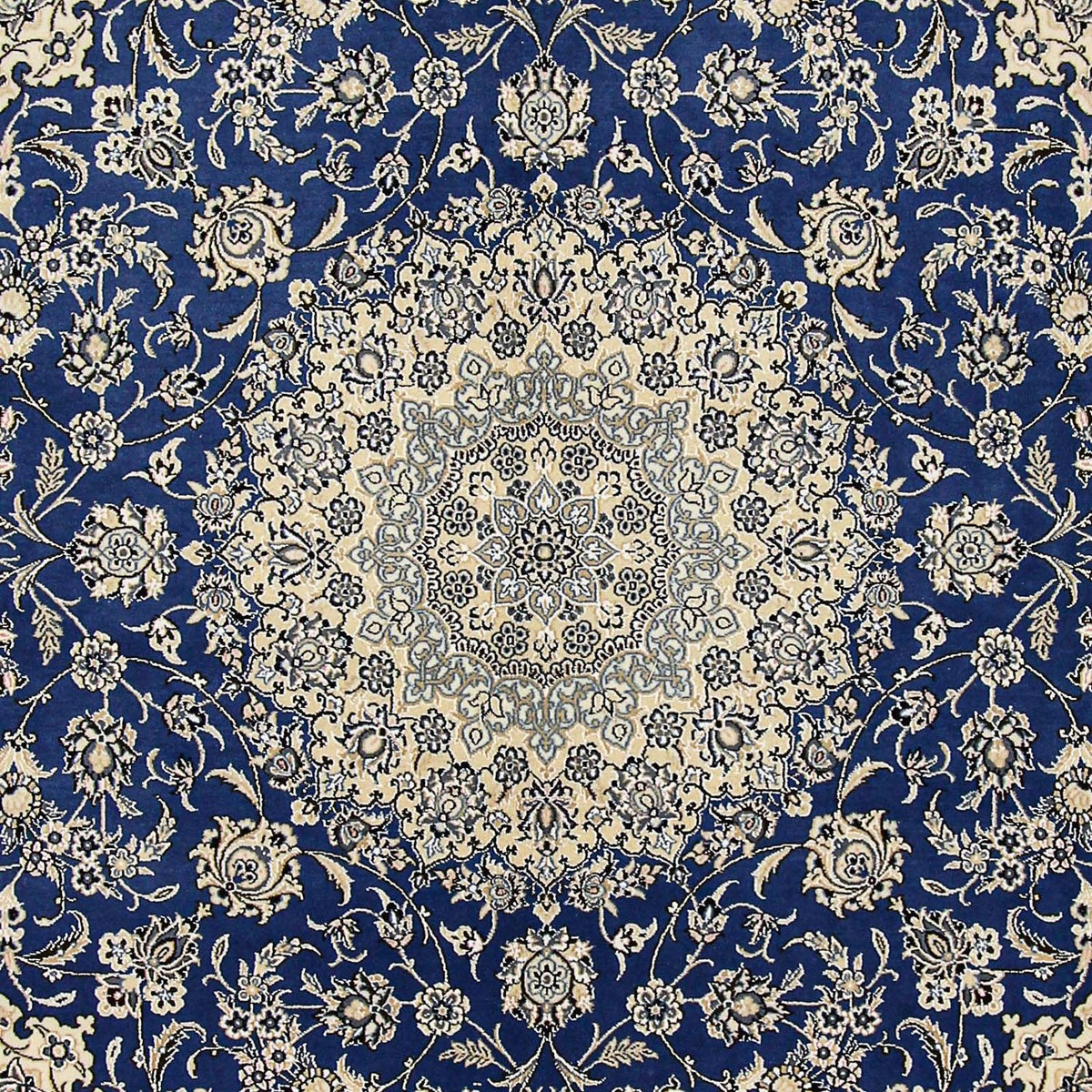 Tappeto Persero - Nain - Reale quadrato  - 250 x 250 cm - blu