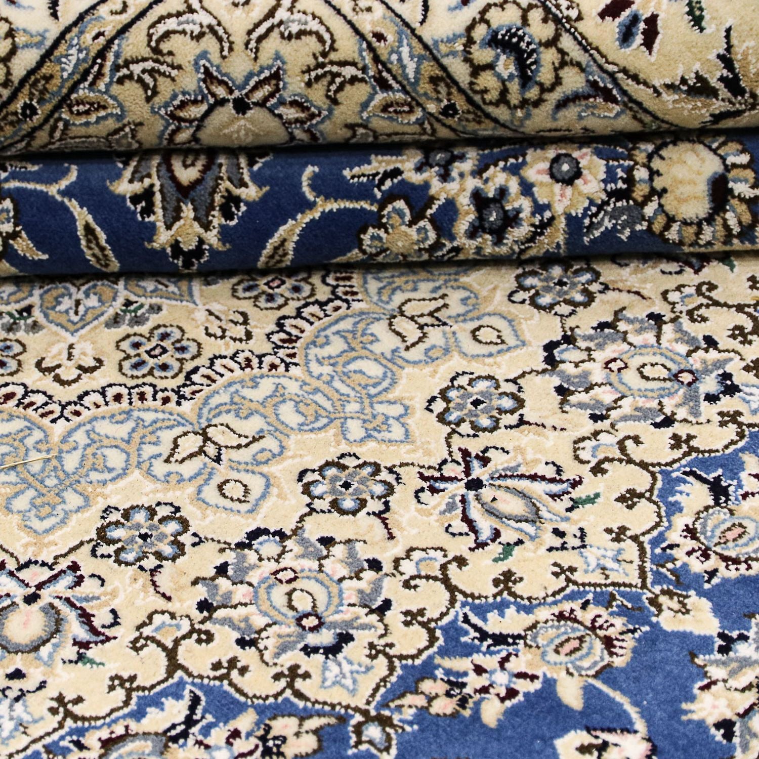 Tappeto Persero - Nain - Reale quadrato  - 250 x 250 cm - blu