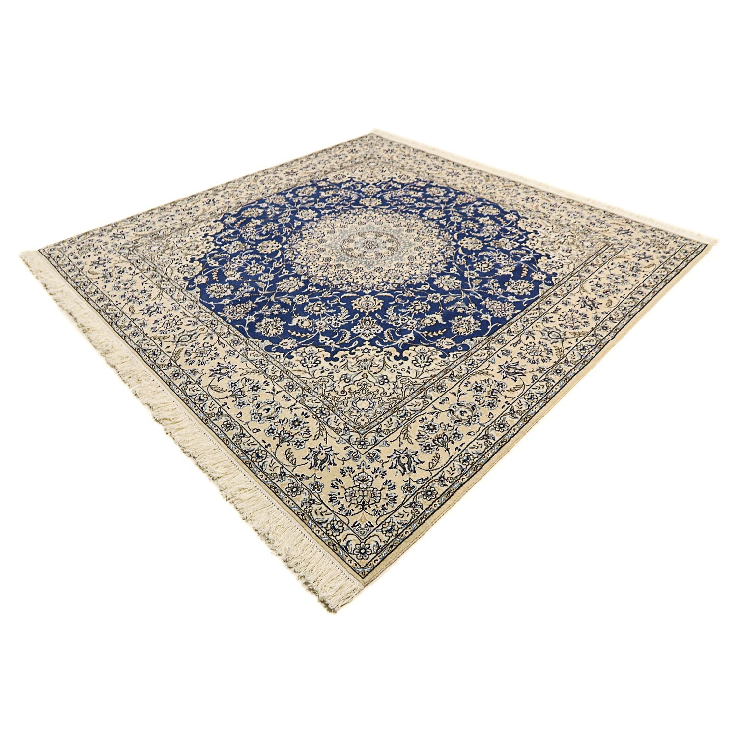 Tappeto Persero - Nain - Reale quadrato  - 250 x 250 cm - blu