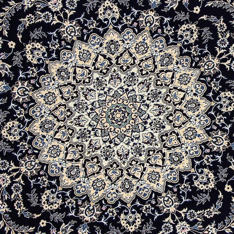 Tappeto Persero - Nain - Reale rotondo  - 260 x 260 cm - blu scuro