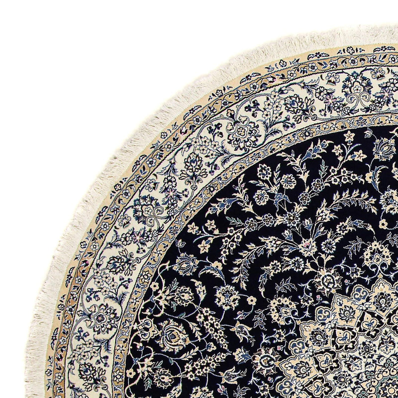 Tappeto Persero - Nain - Reale rotondo  - 260 x 260 cm - blu scuro