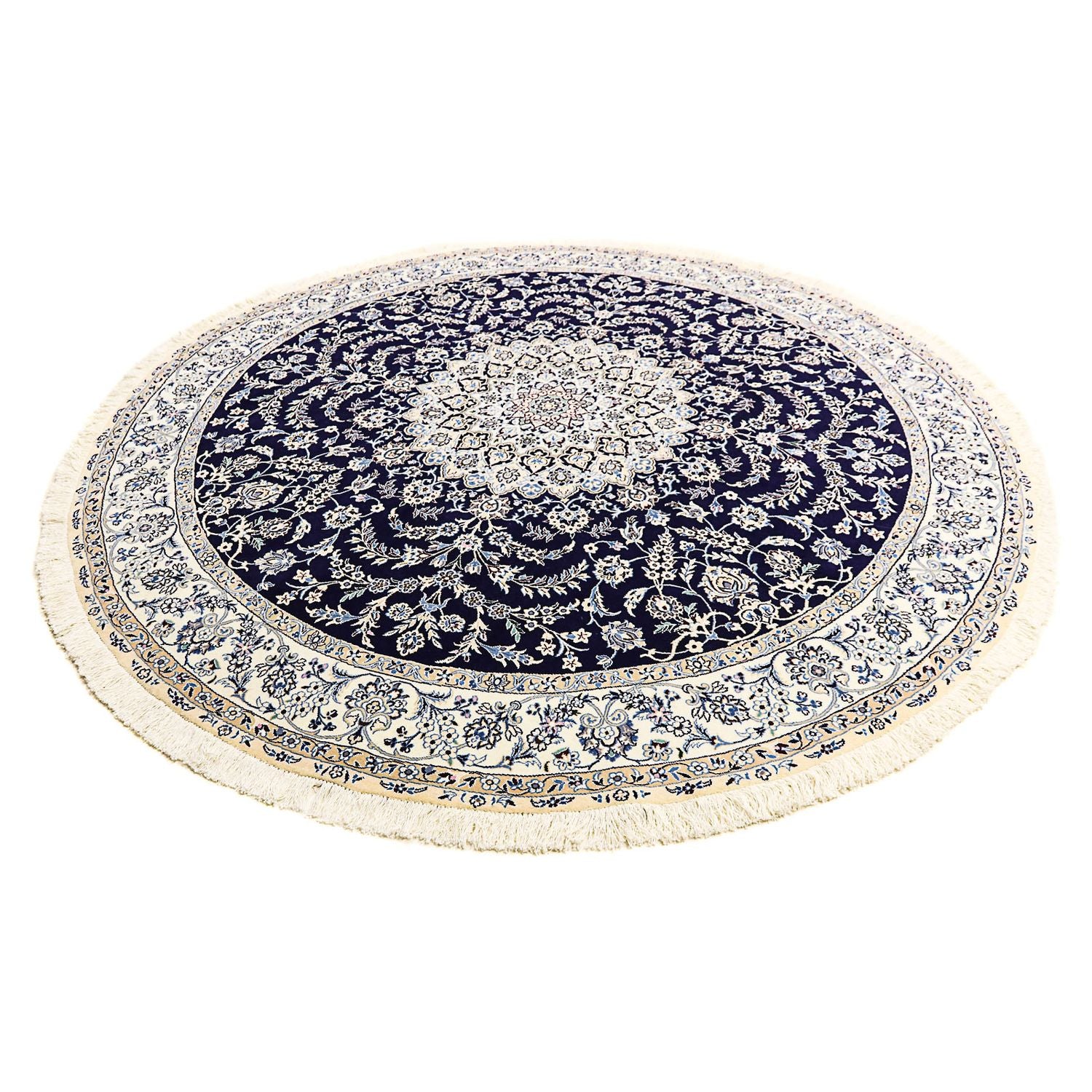 Tappeto Persero - Nain - Reale rotondo  - 260 x 260 cm - blu scuro