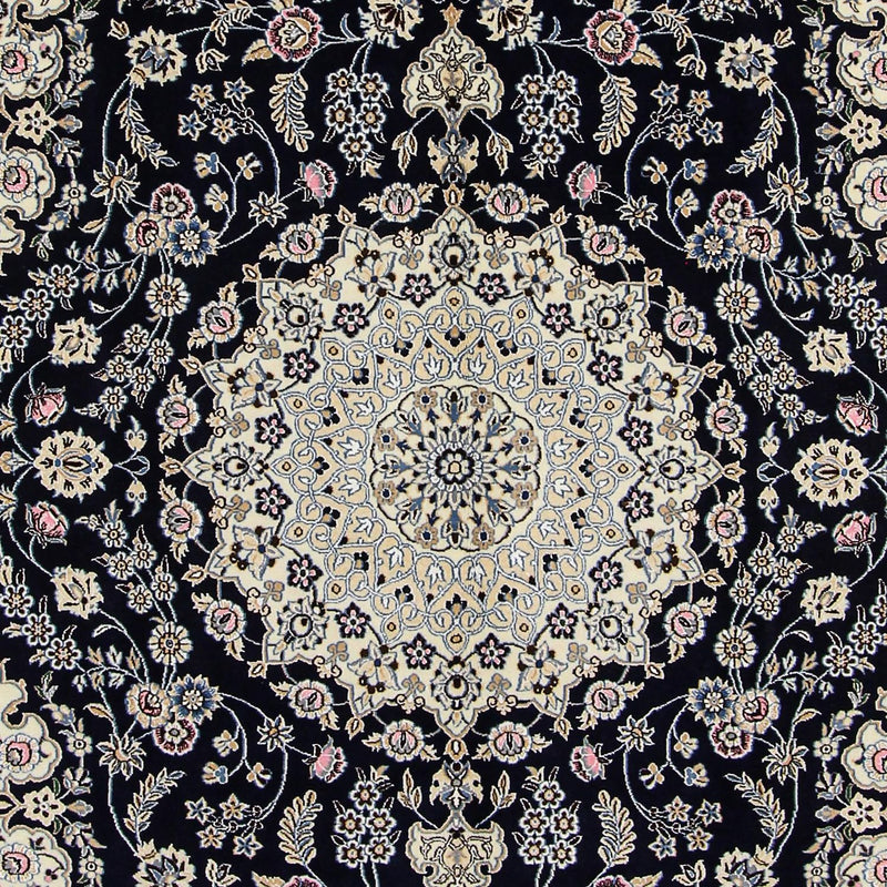 Tappeto Persero - Nain - Reale - 303 x 205 cm - blu scuro