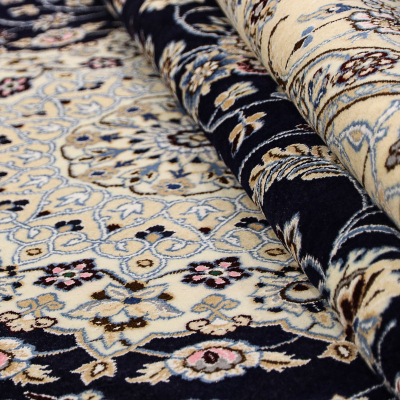 Tappeto Persero - Nain - Reale - 303 x 205 cm - blu scuro