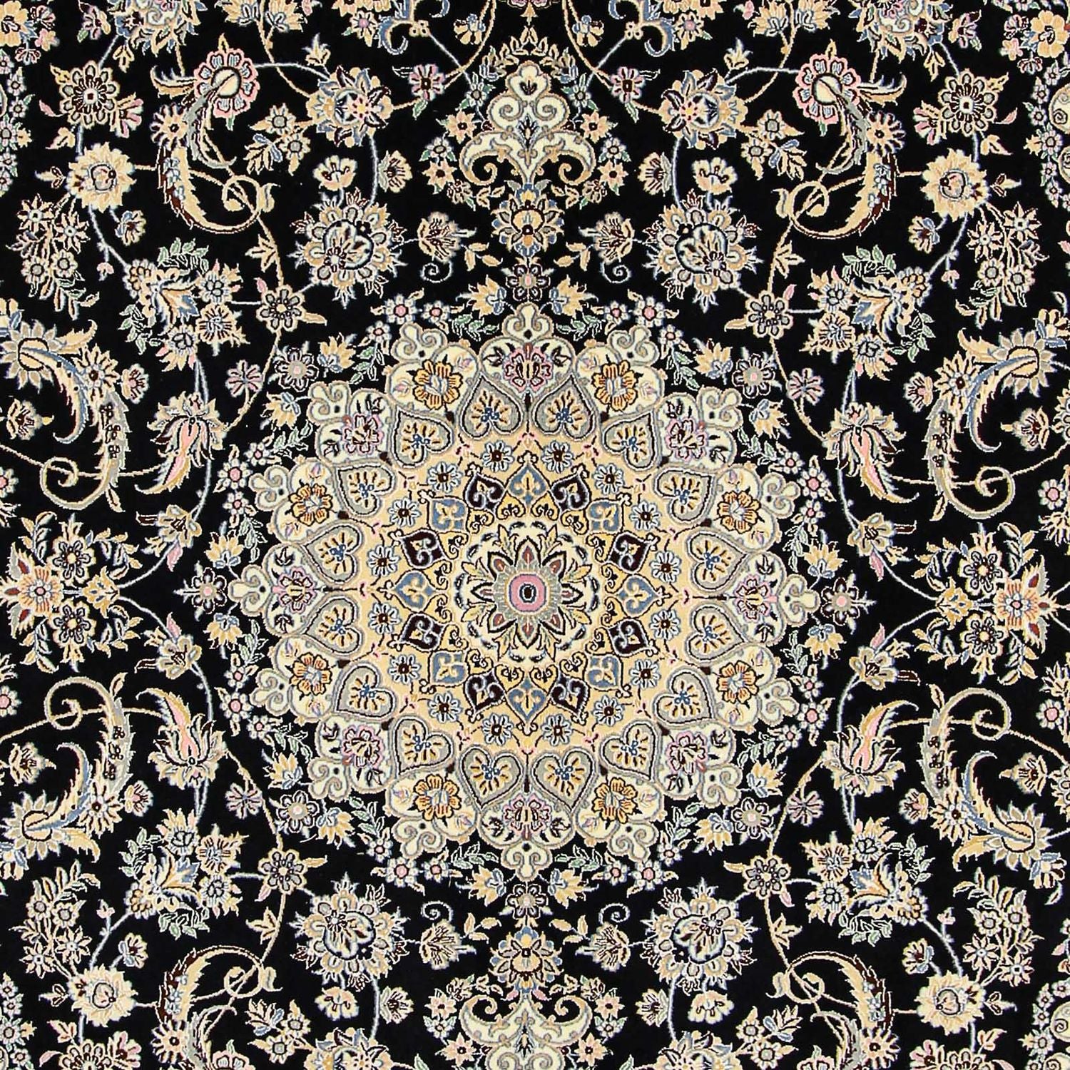 Tappeto Persero - Nain - Reale - 350 x 254 cm - blu scuro