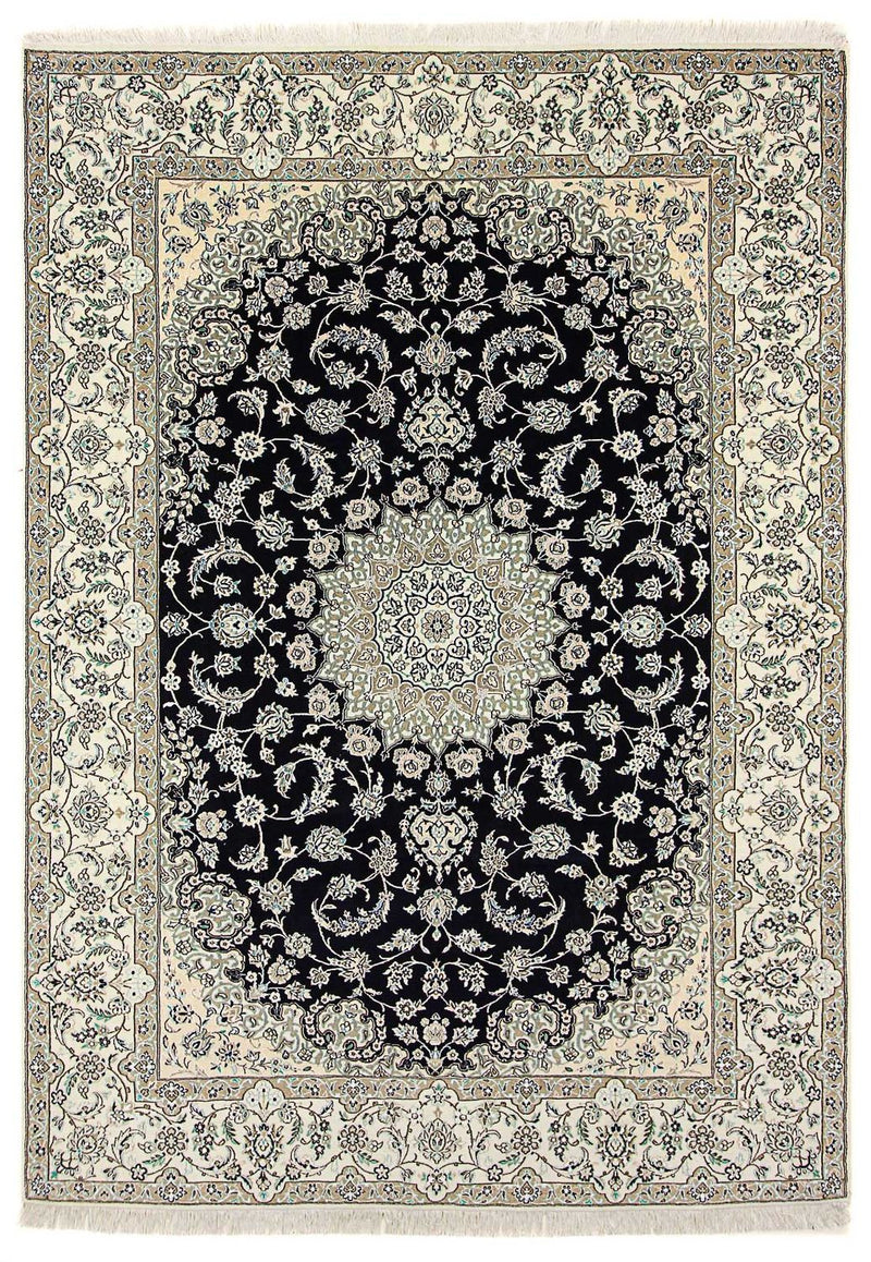 Tappeto Persero - Nain - Reale - 345 x 246 cm - blu scuro