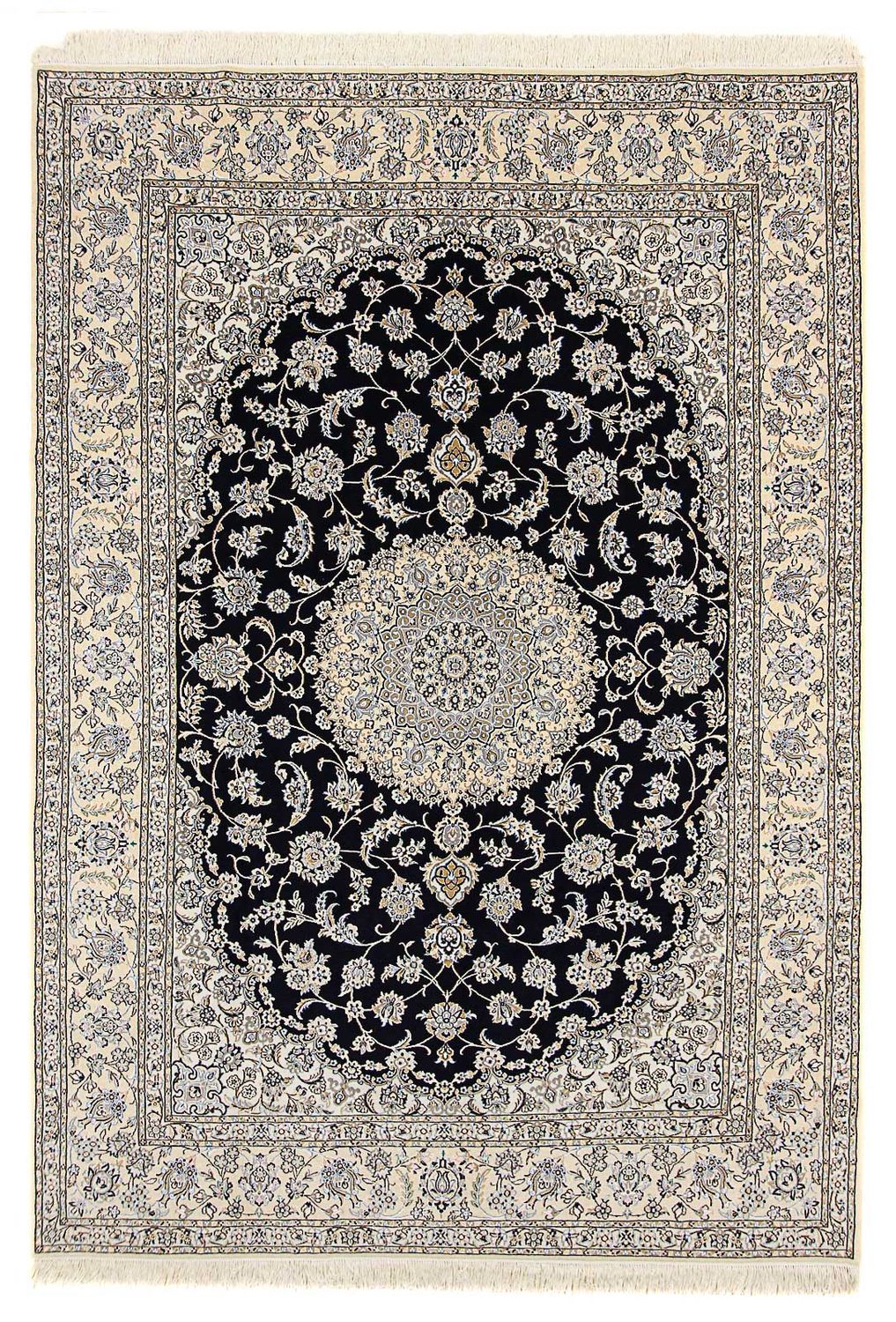 Tappeto Persero - Nain - Reale - 359 x 252 cm - blu scuro
