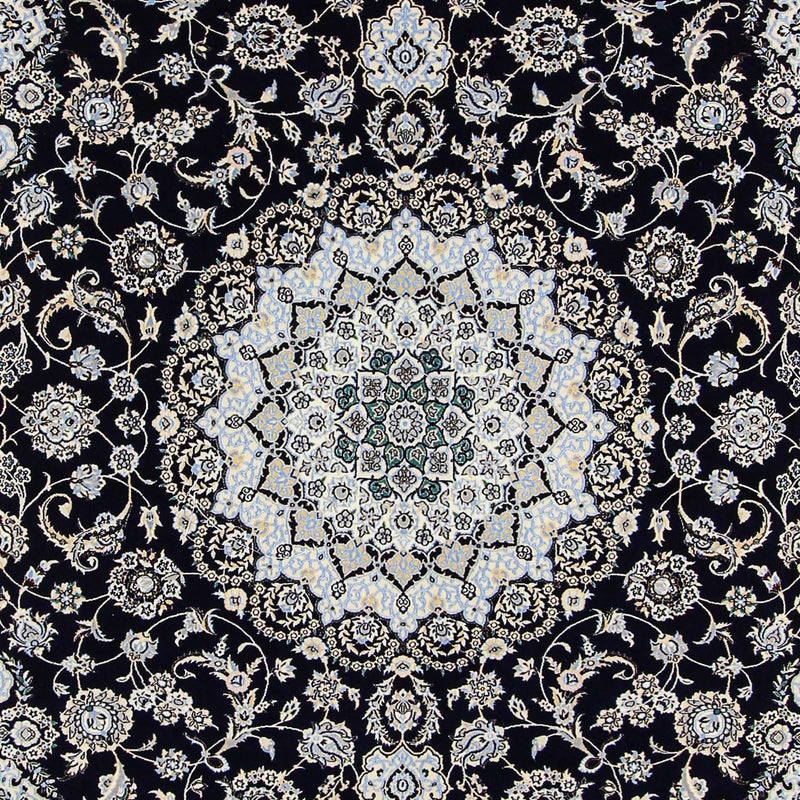 Tappeto Persero - Nain - Premio - 358 x 254 cm - blu scuro