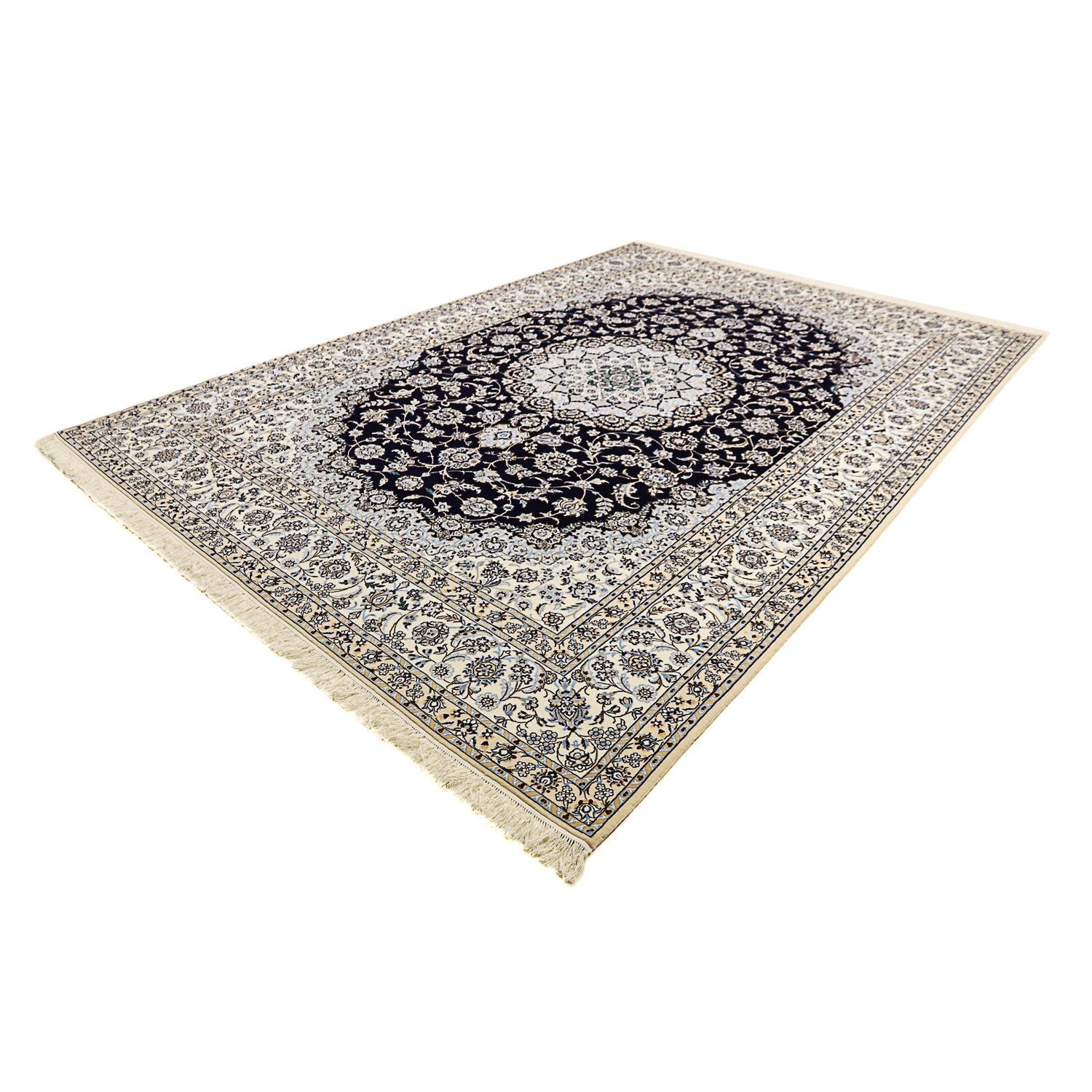 Tappeto Persero - Nain - Premio - 358 x 254 cm - blu scuro