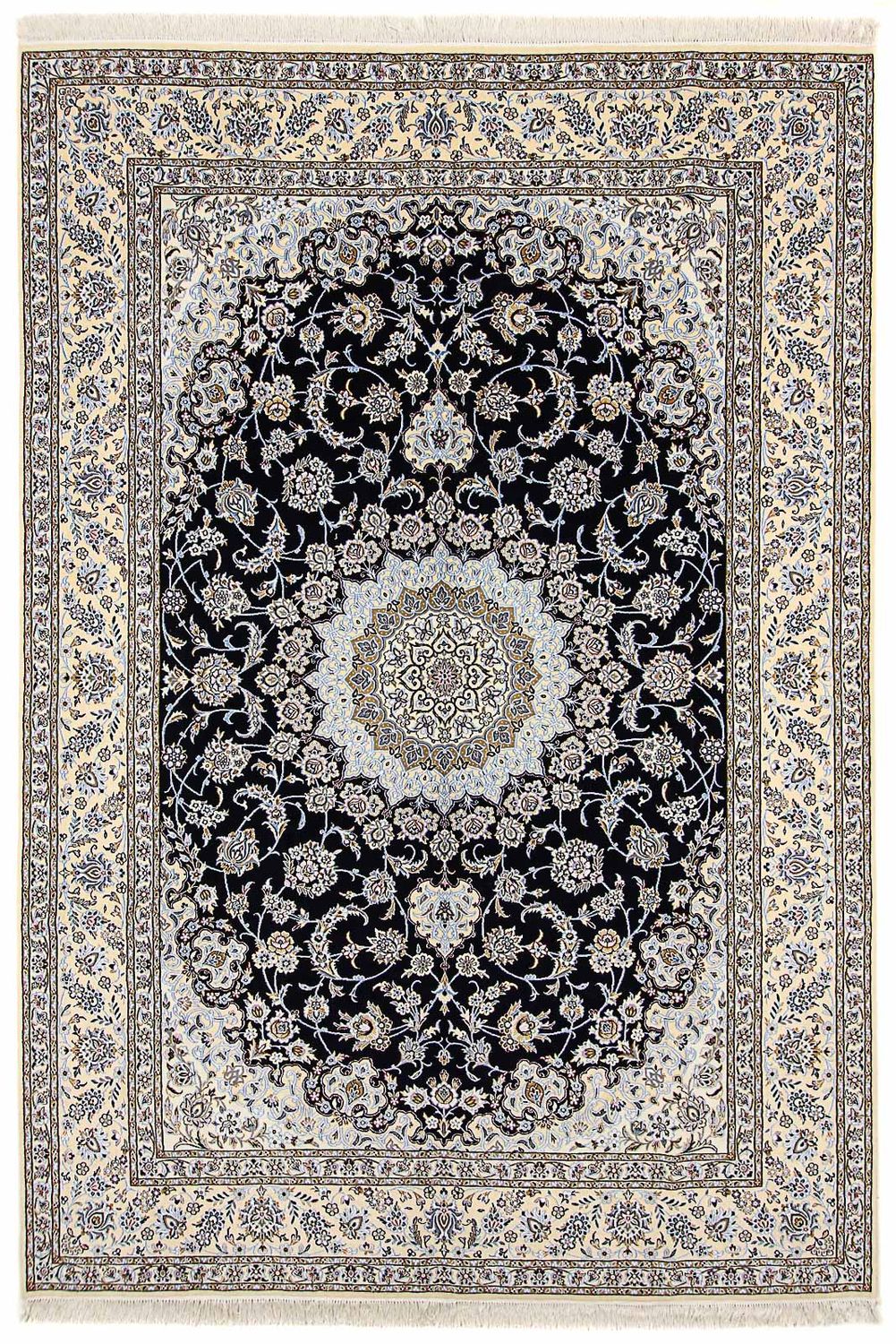 Tappeto Persero - Nain - Reale - 356 x 248 cm - blu scuro