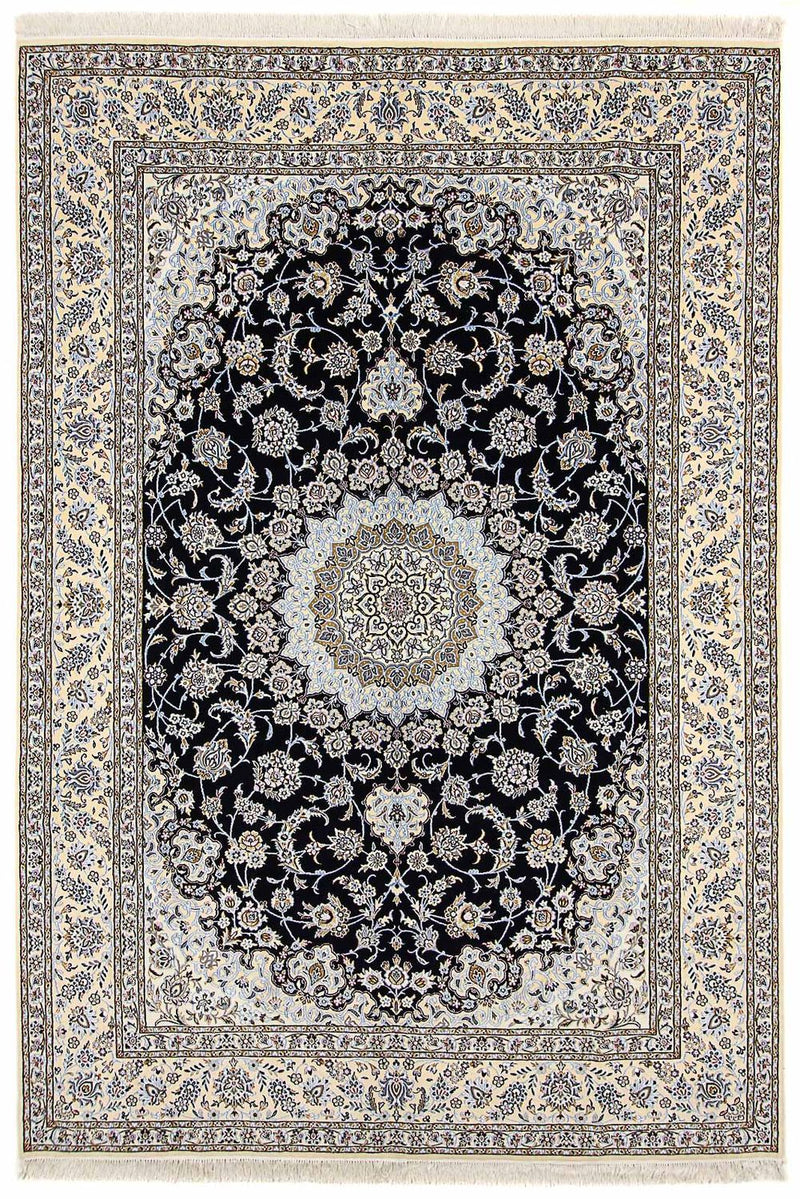 Tappeto Persero - Nain - Reale - 356 x 248 cm - blu scuro