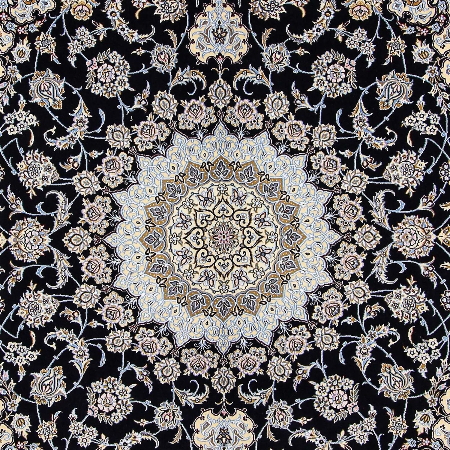 Tappeto Persero - Nain - Reale - 356 x 248 cm - blu scuro