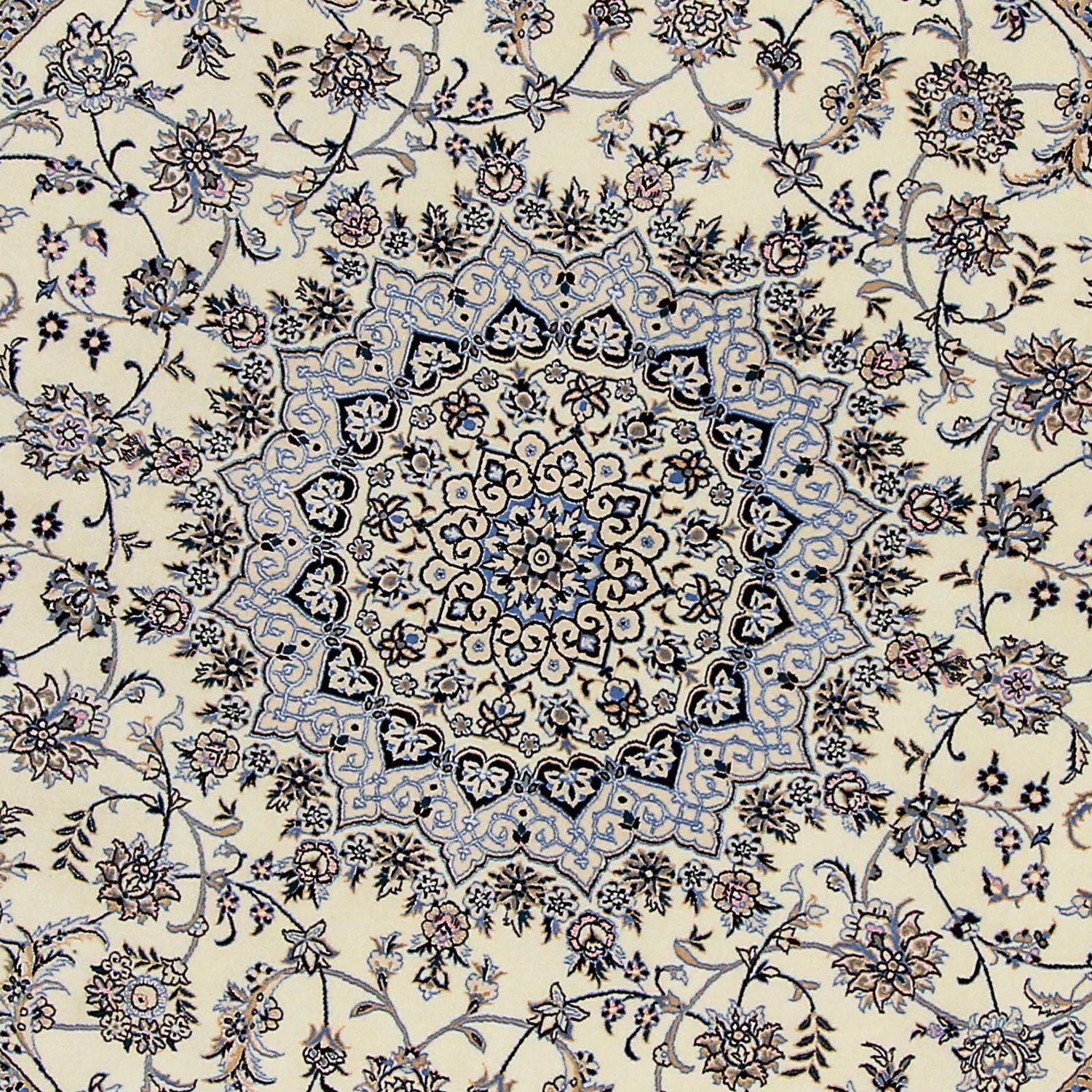 Tappeto Persero - Nain - Premio rotondo  - 200 x 200 cm - beige