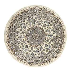 Tappeto Persero - Nain - Reale rotondo  - 200 x 200 cm - beige