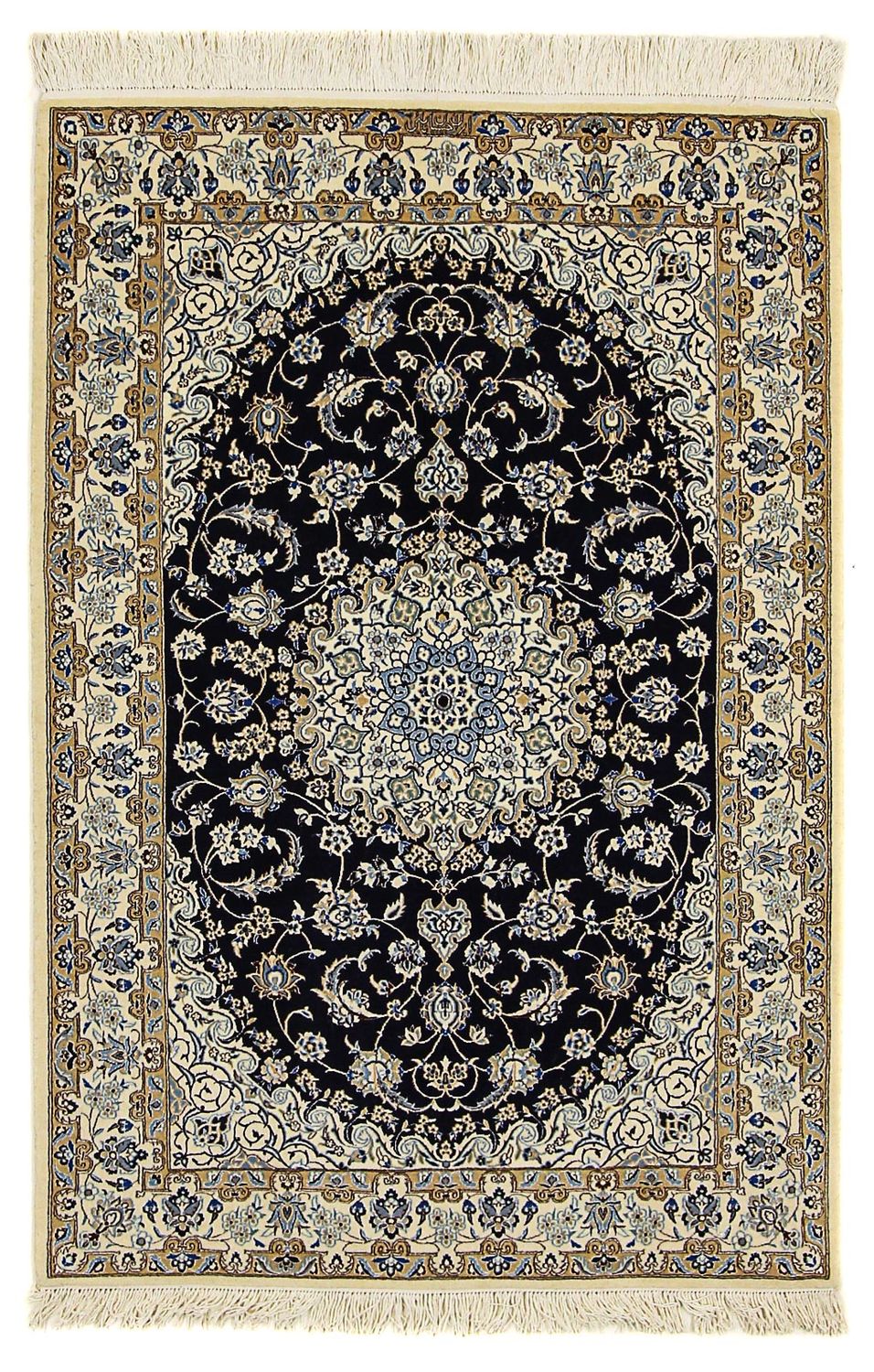 Tappeto Persero - Nain - Premio - 155 x 108 cm - blu scuro