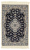 Tappeto Persero - Nain - Premio - 123 x 83 cm - blu scuro
