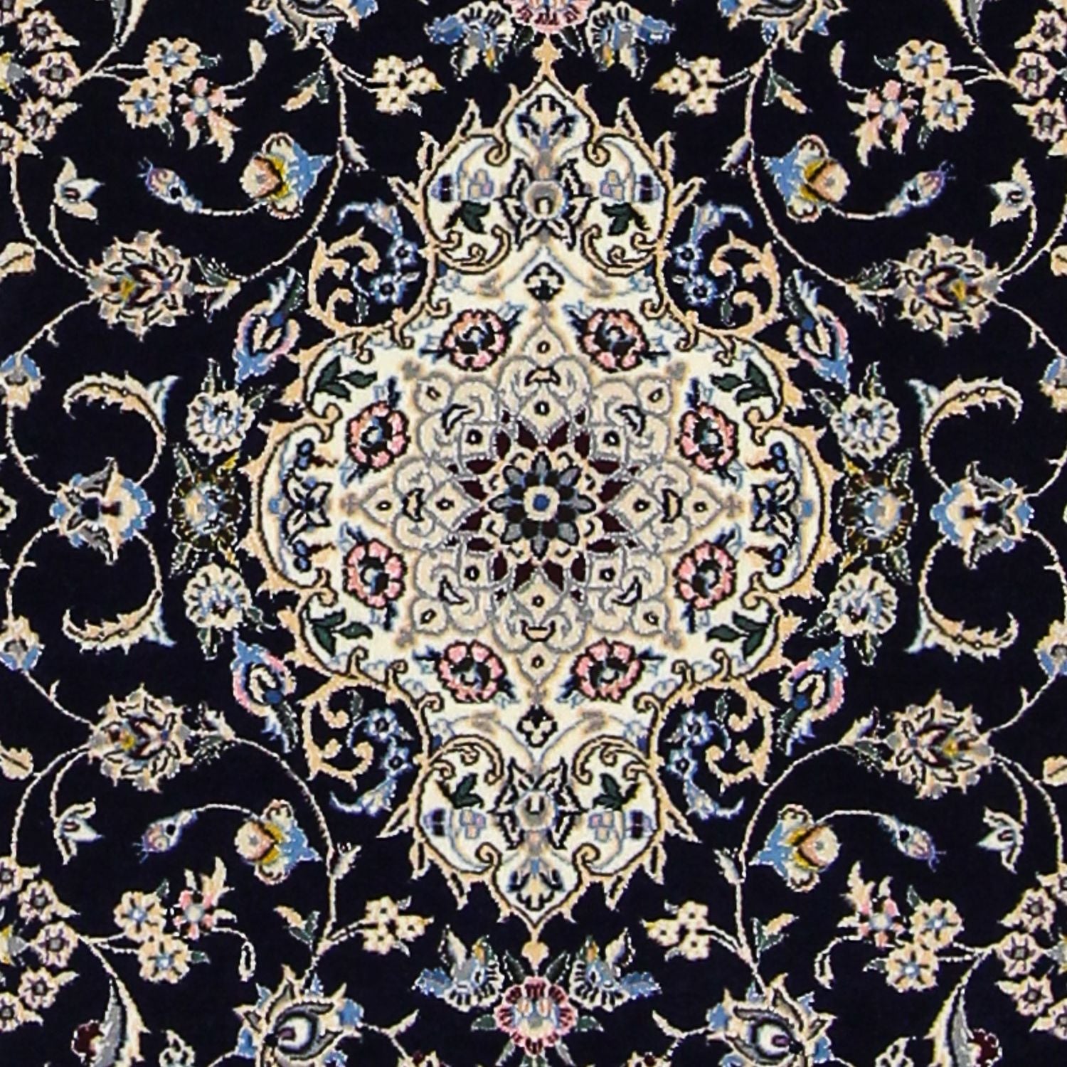 Tappeto Persero - Nain - Premio - 123 x 83 cm - blu scuro