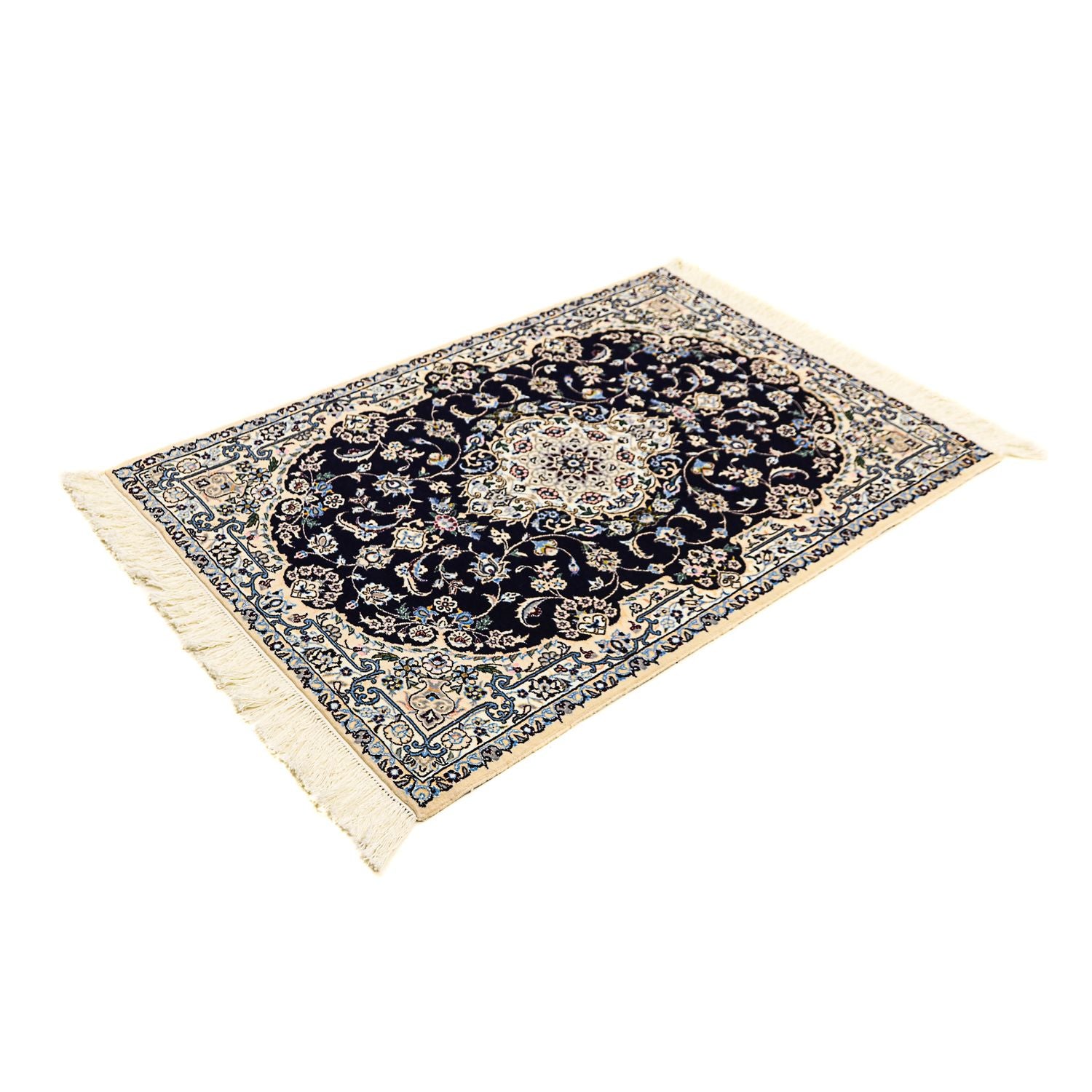 Tappeto Persero - Nain - Premio - 123 x 83 cm - blu scuro