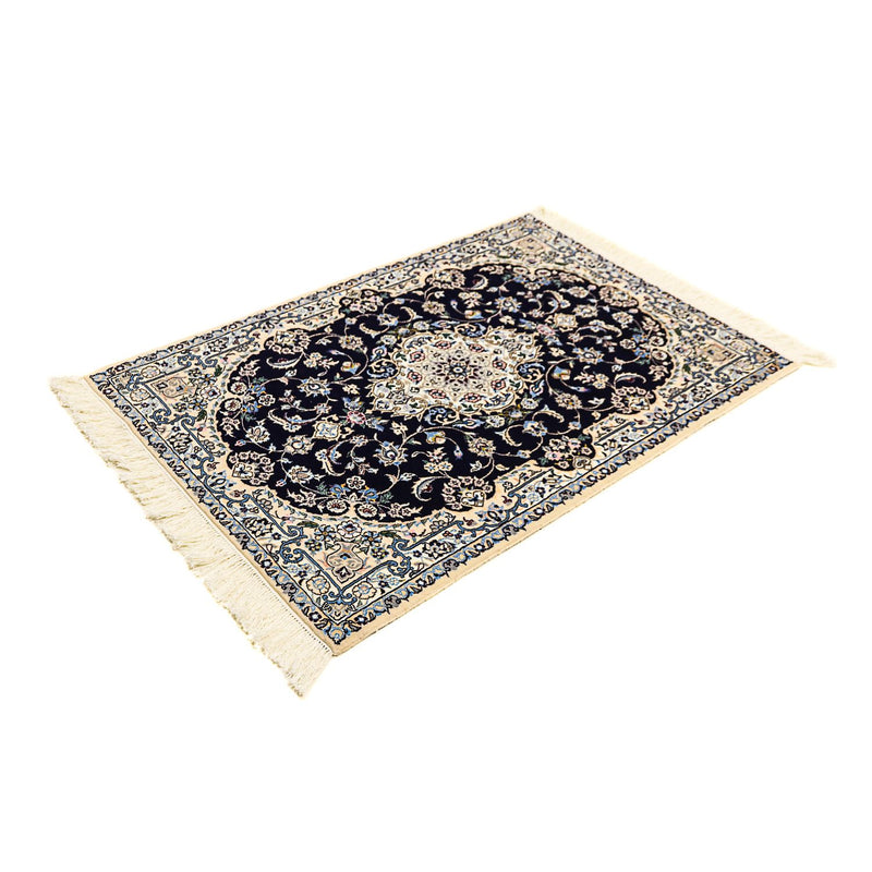 Tappeto Persero - Nain - Premio - 123 x 83 cm - blu scuro