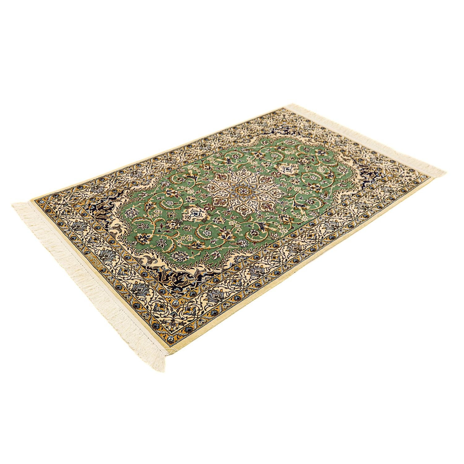 Tappeto Persero - Nain - Premio - 155 x 100 cm - verde scuro