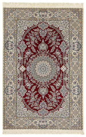 Tappeto Persero - Nain - Premio - 197 x 128 cm - rosso scuro