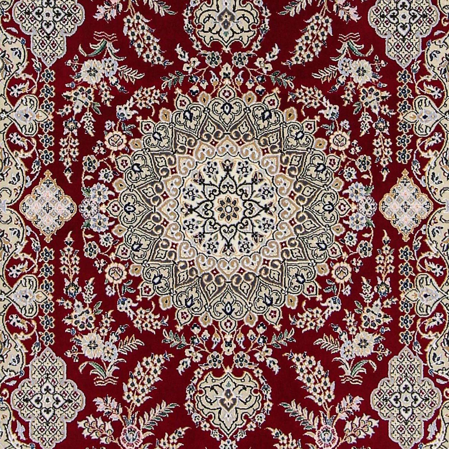Tappeto Persero - Nain - Premio - 197 x 128 cm - rosso scuro