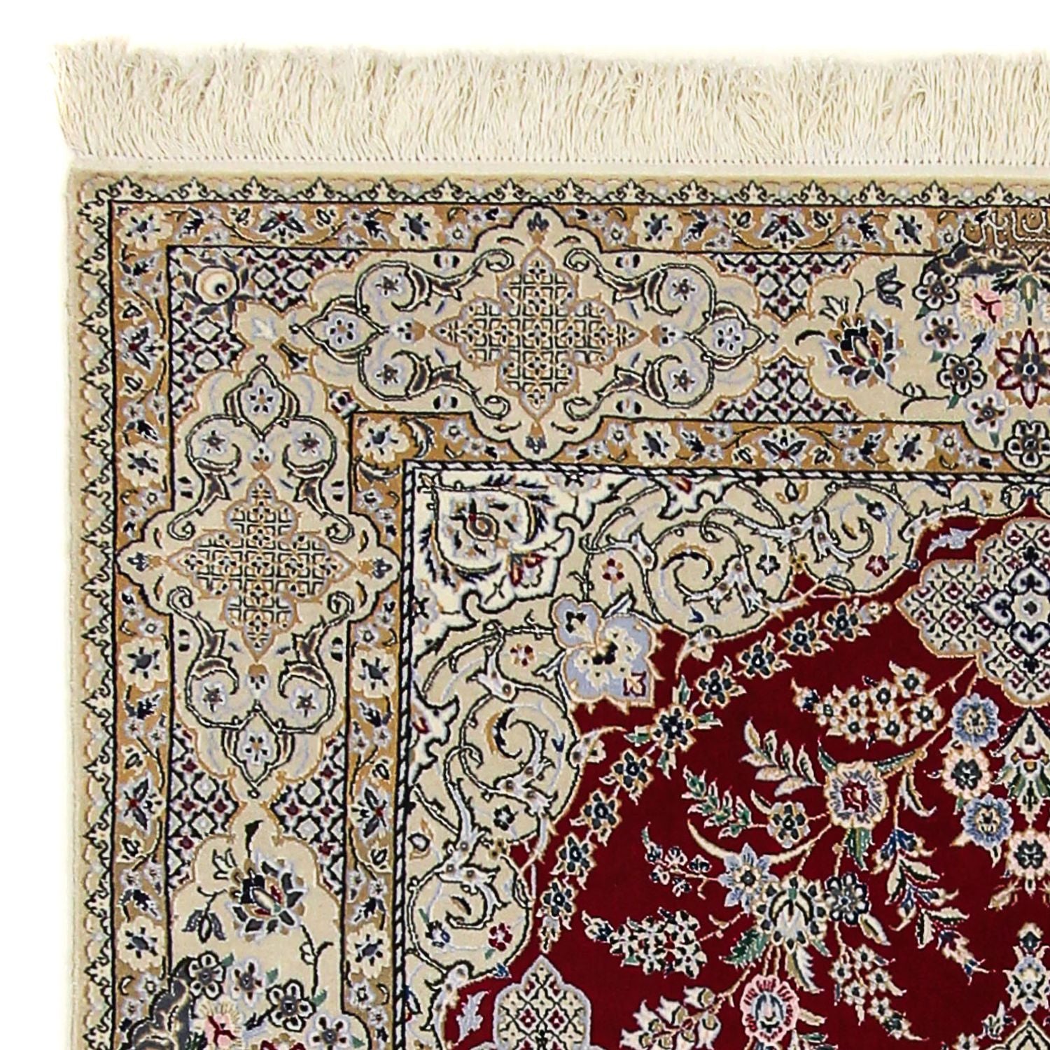 Tappeto Persero - Nain - Premio - 197 x 128 cm - rosso scuro