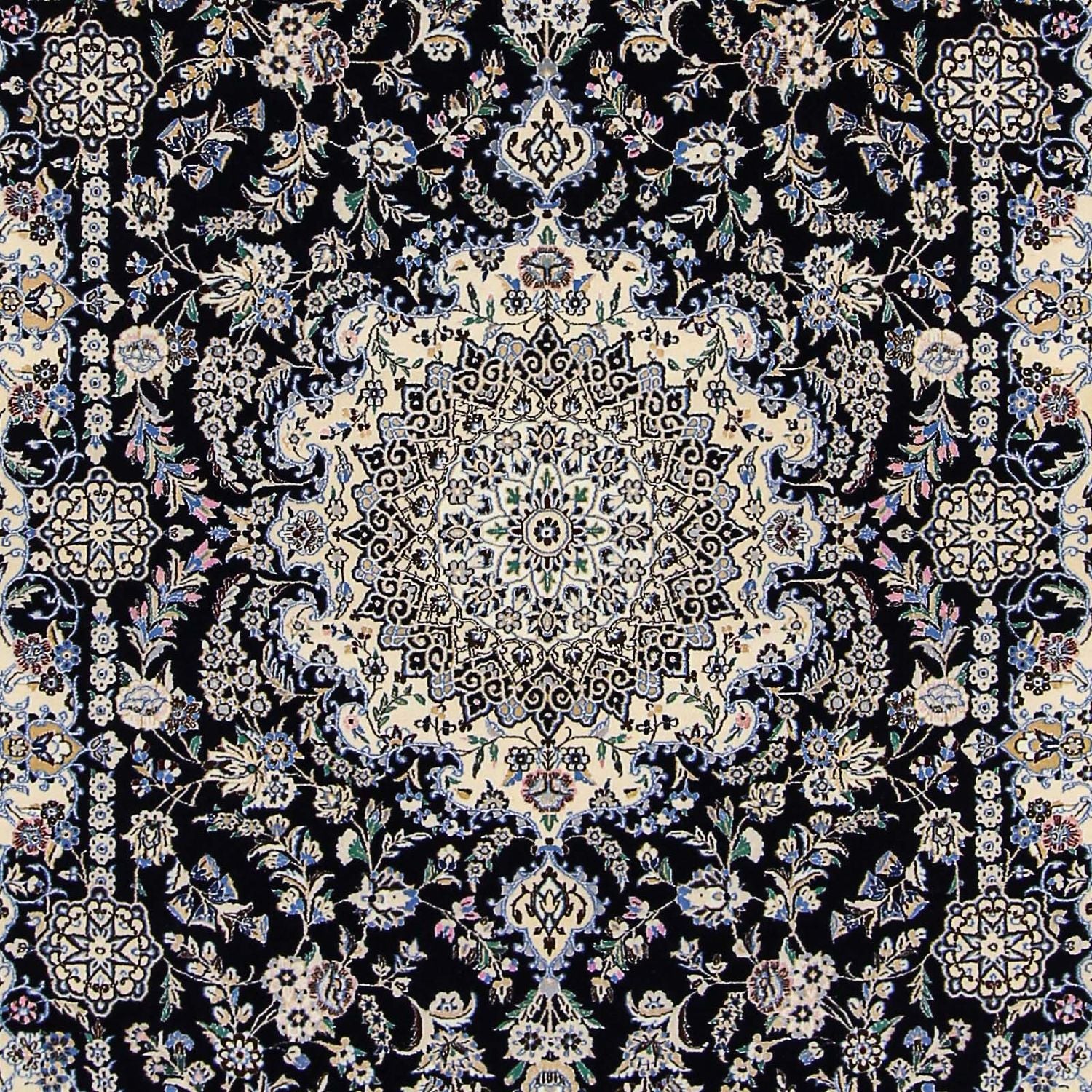 Tappeto Persero - Nain - Premio - 246 x 162 cm - blu scuro