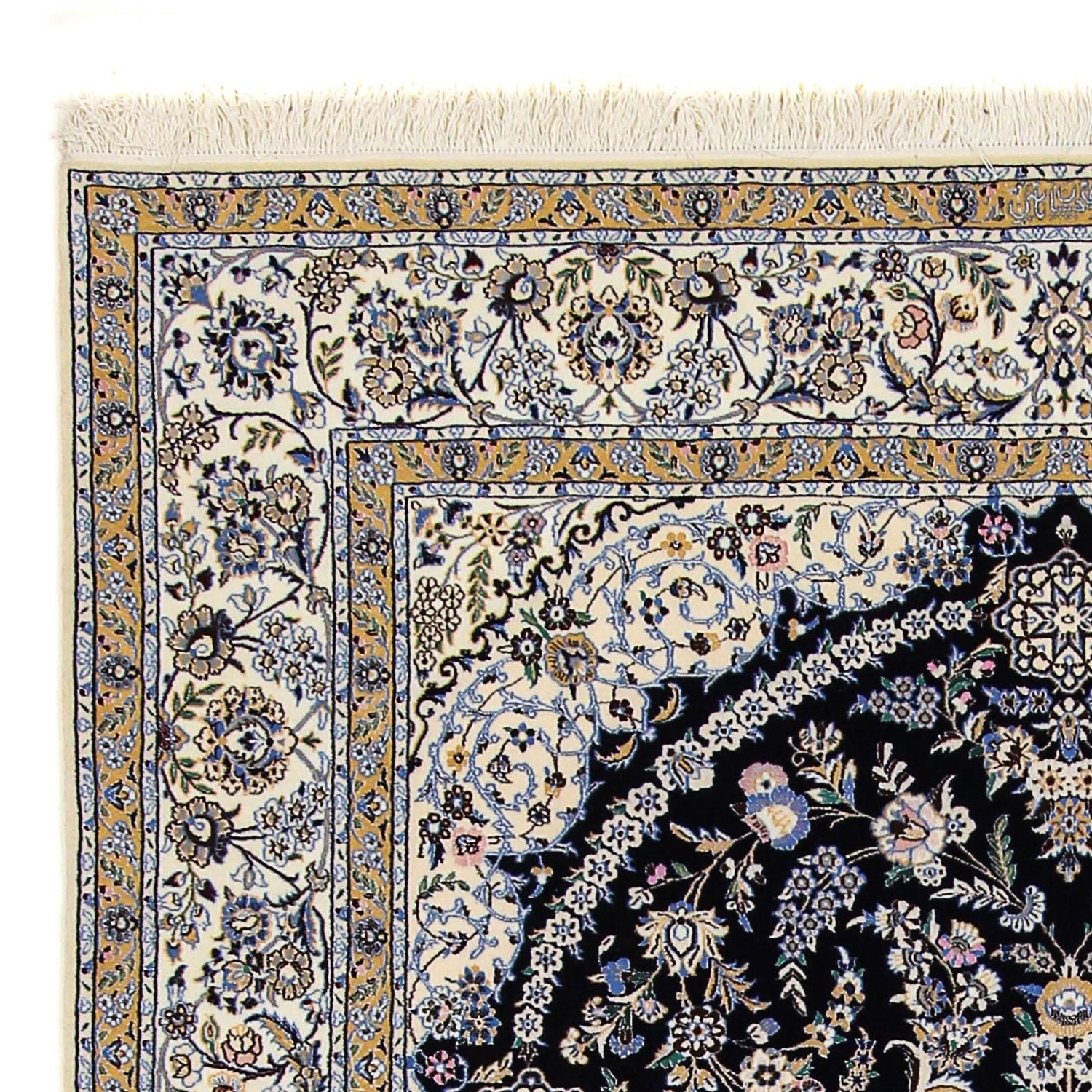Tappeto Persero - Nain - Premio - 246 x 162 cm - blu scuro